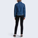 李维斯（Levi's）简约翻领长袖牛仔外套 女款 蓝色 蓝色 XS