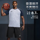 Under Armour (Under Armour) sports suit men's summer short-sleeved T-shirt moisture-absorbing quick-drying fitness suit running basketball jersey breathable sweat-absorbing five-point shorts
