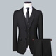 SEVEN 7 Seven brand men's suit spring and autumn business casual men's professional decoration body style fashionable two-piece solid color navy (suit + pants) S 165-(recommended 85-100Jin Jin equals 0.5 kg)