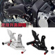 Pupan convient au Chunfeng 675SR 675NK Modifié de la pédale de lifting compétitive Brake Embrayage Gear Gear Bracket Black Grad and Dright Paire