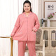 Yiruocai Large-Size-Pyjamas für Frauen 200 Jin [Jin gleich 0,5 kg] plus Fett Plus-Größe Spring- und Herbst-Frauen-Pyjamas extra großgröße 300 Jin [Jin gleich 0,5 kg] High-End-Design Sense Runde Hals 9274 Rost-Red-Eingröße XL135-160 Jin [Jin gleich) gleich 0,5 kg kg