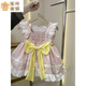Bang Eve Pink Carrot Style Lolita Princess Dress Baby Bow Princess Style Puff Skirt Western Style Girls Dress Main Picture Style 90 Recommended Height 70-80cm