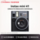FUJIFILM instax MINI41 instant retro camera birthday gift for friends mini41 black international version birthday gift