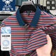 Longda Feilongda Fei NOUVEAU T-shirt T-shirt Summer Casual Abelt Polo Men Men's Short à manches intermédiaires Half-Sheeve Top Lodfey / authentine-9757-BLUE 3XL