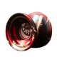 Leyingqi yo-yo alloy for special yo-yo competitions for children's competitive beginners Yoyo balls for extra long sleep 1a Fat cat black pink blue gift: gloves + 10 rope + 10