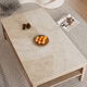Maishute japonés sencillo y elegante tapete de mesa de té sin lavado, mesa impermeable y de cuero a prueba de aceite Mesa de mesa rectangular Materia de comedor rectangular Mat de protección de mesa A1049 Convierte los desechos en el tesoro 45*80cm