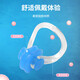 Swimming nose clip earplug set to prevent choking for adults and children, universal silicone nose plug for diving, to prevent water ingress, professional, blue, boxed, random