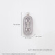 CHINA GOLD Pure Platinum Solid Vajra Pendant, auspicious gift, about 9.47g