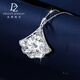 Duozun pt950 genuine platinum pendant for women alone pendant set of platinum necklace women's small skirt pendant Chinese Valentine's Day gift small skirt pendant 4.42 grams