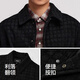 Semir Jacket Men's Plaid Velvet Chenille Denim Jacket Winter Cotton Clothes Loose Coach Clothes 103724108101