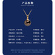 Nanzhu Palace Tahitian Seawater Pearl Pendant Young Style Round Highlight Birthday Gift for Girlfriend Gold 8.0-9.0mm