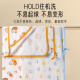 爱宝适婴儿抱被夏款纯棉新生儿襁褓巾宝宝防惊跳产房包单蓝色小熊S738