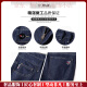 Rowilcsgtas marque un jean de soie de glace pour hommes masculs été mince droite lâche été ultra-mince pantalon masculin de glace noire 9763 32 tour de taille 2 pieds 5