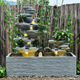 Tiantongtai Floor Rockery fließender Wasserfischteich Zirkulation Wasserfall Wasserfall Fengshui Rad Ornament im Innenhof Wohnzimmer Fortune -Dekoration Landschaft 5052+9039+5010