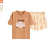 Modal pajamas for women in summer 2025 new short-sleeved suit for all thin cartoon casual home clothes Y9856 M Recommended 75-95Jin [Jin equals 0.5 kg]
