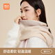 Heilan House (HLA) Women's Scarf 2024 New Autumn and Winter Atmosphere Pure Wool Warmth Gift for Girlfriend Birthday Gift
