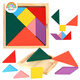Rainbow House Rainbow House de madera Montessori SIDA DE UNA ADIDACIONES Puzzle para niños Juguetes de construcción Bloques de construcción Asamblea de 3-6 años Baby Ring Beads (sin paquete)