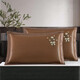 Lingang Hailan Home The same summer cool mat pillow case Summer ice silk pillow case Pillow case Single cool mat core case Large ice vine 679-7 Zishulin pillow case (single package) 48cm*74cm