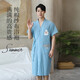 
Bath towel for girls in summer pure cotton wearable full speed drying 2025 new adults all-season universal bathing gauze robe Cotton gauze short sleeves - S size [suitable for height 90-12529