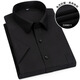 CEO Yageol shirt men's short-sleeved, non-scalding and anti-wrinkle 2025 summer business professional suit striped work clothes white lining DX6624 43