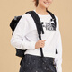 Le sac à dos confortable Universal North Face Sac à dos Polyester sac à dos Hommes et femmes couple noir noir