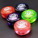 Qili Bunte Geisterhand 2a Jo-Yo Kinder leuchtend Live Sleeping Yo-Yo Anfänger obere Basis-Rotary-Yoyo-Ballspielzeug D1 transparentes Glitzerpulver Neu