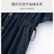 
Ehangy light luxury brand dress for women 2025 summer new high-end style temperament waist-hugging and slimming short-sleeved shirt skirt picture color XL