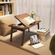 Jiayi solid wood bed computer table bedroom bay window table tatami kang table folding small coffee table bed study table desk