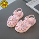 G.Duck Kids Little Yellow Duck Girls Sandalen Süße Bogen Kulomi 2025 Sommer Kindergarten Nicht rutschfeste Mode vielseitige Sandalen 9902 Sandalen Pink 25 Größe 16 cm