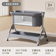 
Little Buddy Crib Change Diaper Care Table movable newborn baby lathe dual-purpose multi-function folding two-in-one linen ash + seamless splicing large bed