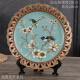 
Tira European style decorative plate ornaments placing plates and viewing plates and living room model room entrance American style decoration decoration 1047 wooden bracket