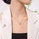 Century Yuan Camellia 18K gold pendant inlaid with moissanite Camellia necklace pendant is fashionable and elegant, a birthday gift for your girlfriend