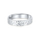 Mengjinyuan Platinum Ring PT950 Crushed Ice Ring Couple Ring Opening Adjustable Send Girlfriend Birthday Gift