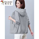 Woodpecker sunscreen clothes mother suit short jacket 2025 new summer breathable sunscreen clothes fashionable spring and autumn women's clothing Pink M [80-100Jin [Jin equals 0.5 kg]]