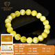 Jiale Beeswax Bracelet Women's White Flower Gold Honey Bracelet Round Bead Single Circle Jewelry Accessories Natural Unoptimized Amber Jewelry