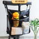 Wanya es adecuada para la bolsa de almacenamiento de almacenamiento de cochecito Xiaohuzi Bolsa de almacenamiento colgante de la herramienta para caminar por la red de almacenamiento de la red T18 Black Dual-Deuse Summer Cushion Winter Anti-Hunchback