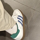 Adidas samba og deutsche Trainingschuhe Frauen New Green und Blue Casual Schuhe IH4882 White IH4882 () 41