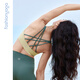 
Common sage yoga elegant cross beautiful back one cup BRA zero sense sports fitness breathable underwear women's top FY14110 Yunhuang M