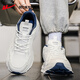 Huili official men's shoes summer breathable mesh dad shoes men's new soft elastic running shoes sports shoes men casual shoes men white and blue 42