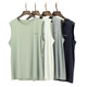 Modallan fin pyjamas pour hommes de gilet d'été de coton masculin costume frais et confortable sans marques pour user de roche bxm679b gris bxm679b