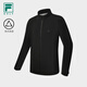 FILA Official Men's Woven Jacket 2025 Winter New Golf Sports Leisure Waterproof Jacket Dark Black-BK M 170/92A/M