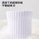 [Skech Supplier] Hot selling men's socks mid-tube socks autumn sports socks black, white and gray manufacturer promotion [015] Black 8 pairs, one size 36-43