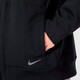 Nike (Nike) Chaqueta oficial para hombres Spring New Windbreaker Running Sportswear Fashion Stand Collar Semi-Zipper Jacket DQ4877-010 Negro S