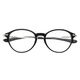 Cuatro nueve 999.9 Gafas Marco Classic Miopía óptica Marco de gafas NPM-136 9902 Negro/plata