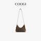 
COOGI Bag Women's 2025 Brand Light Luxury Ladies Bag Birthday Chinese Valentine's Day Gift for Girlfriend and Wife Coffee Color