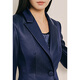 OBBLIGATO Origato spring midnight blue matte lapel collar one-button blazer midnight blue jacket S
