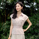 
Eifli (eifini) Eifli Tiansi versatile casual POLO collar sleeveless lace-up shirt for women 2025 summer new top for women pink M