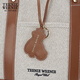 Teenie Weenie bearnova women's shoulder bag 2025 summer new fashion personality color block casual canvas bag brown FRE
