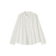 MUJI Women's Cotton Yarn Long Sleeve Shirt Women's Shirt Underwear New 25 Years Fall BC2O7A5A Off-white S (155/80A)