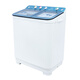 Weili Waschmaschine Semi-automatische 12-Röhrchen-Jin [Jin entspricht 0,5 kg] Großkapazität Doppelbarrel reiner Kupferdraht Dual Motor Starker Power XPB120-9896S China Blau